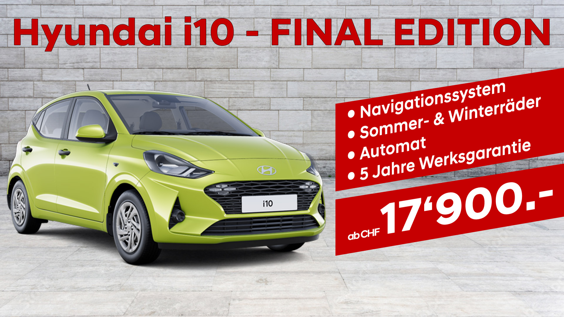 Hyundai i10 FINAL EDITION