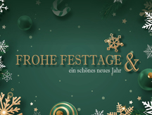 Frohe Festtage und eines schönes neues 2026
